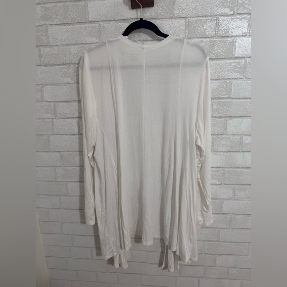 Lane Bryant White Cream Long Sleeve Cardigan Size 18/20 #1971 - Picture 2 of 5